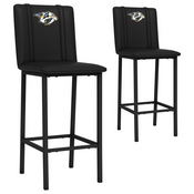 Bar Stool 500 with Nashville Predators Logo Set of 2, XZ500BSDBLK-PSNHL41060A