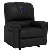 Rocker Recliner with Kansas State Wildcats Logo, XZ52031CDRRBLK-PSCOL13071