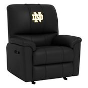 Rocker Recliner with Notre Dame, AGS-XZ52031CDRRBLK-PSCOL13820