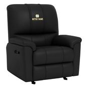 Rocker Recliner with Notre Dame, AGS-XZ52031CDRRBLK-PSCOL13820