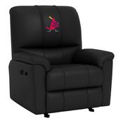 Rocker Recliner with St Louis Cardinals, AGS-XZ52031CDRRBLK-PSCOOP0100