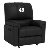 Rocker Recliner with Alex Bowman, AGS-XZ52031CDRRBLK-PSHMS0030