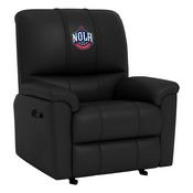 Rocker Recliner with New Orleans Pelicans, AGS-XZ52031CDRRBLK-PSNBA31083