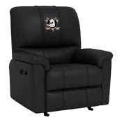Rocker Recliner with Anaheim Ducks, AGS-XZ52031CDRRBLK-PSNHL40001