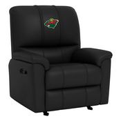 Rocker Recliner with Minnesota Wild Logo, XZ52031CDRRBLK-PSNHL41040