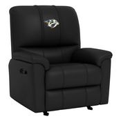 Rocker Recliner with Nashville Predators Logo, XZ52031CDRRBLK-PSNHL41060