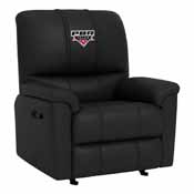 Rocker Recliner with Professional Bull Riders Teams Logo, XZ52031CDRRBLK-PSPBR0001
