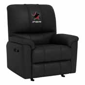 Rocker Recliner with Professional Bull Riders Star Logo, XZ52031CDRRBLK-PSPBR0003