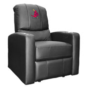 Stealth Power Plus Recliner with St Louis Cardinals Cooperstown, AGS-XZ520823901CDSMHTUSBBLK-PSCOOP0100