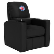Stealth Power Plus Recliner with Chicago Cubs Logo, XZ520823901CDSMHTUSBBLK-PSMLB20040