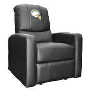Stealth Recliner Power Plus with Los Angeles Chargers, AGS-XZ520823901CDSMHTUSBBLK-PSNFL20077