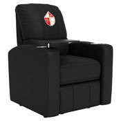 Stealth Power Plus Recliner with San Francisco 49ers Classic Logo, XZ520823901CDSMHTUSBBLK-PSNFL21033
