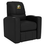 Stealth Recliner with Oregon Ducks Mascot Logo, XZ52082CDSMHTBLK-PSCOL13877