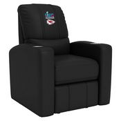 Kansas City Chiefs Super Bowl LVII Champions Logo Stealth Recliner, XZ52082CDSMHTBLK-PSNFL20073