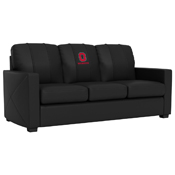 Silver Sofa with Ohio State Block O Buckeyes Logo, XZ7759001SOCDBK-PSCOL11054