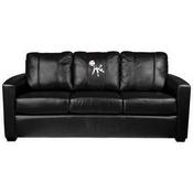 Stationary Sofa with Baseball Pitcher Logo Panel, XZ7759001SOCDBK-PSSPO86011