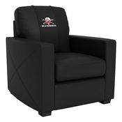 Stationary Club Chair with Nebraska Cornhuskers, AGS-XZ7759002CHCDBK-PSCOL13205