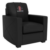 Stationary Club Chair with San Diego State, AGS-XZ7759002CHCDBK-PSCOL13800
