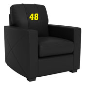 Silver Club Chair with Jimmie Johnson, AGS-XZ7759002CHCDBK-PSHMS0050