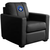 Silver Club Chair with CF Montreal Primary Logo, XZ7759002CHCDBK-PSMLS90250