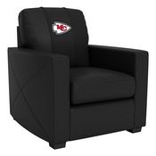 Stationary Club Chair with Kansas City Chiefs, AGS-XZ7759002CHCDBK-PSNFL20070