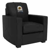Silver Club Chair with Oklahoma Wildcatters Primary Logo, XZ7759002CHCDBK-PSPBR0050