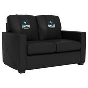 Stationary Loveseat with UNC Wilmington, AGS-XZ7759003LSCDBK-PSCOL13775