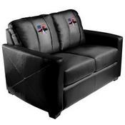 Stationary Loveseat with 9/11 Responders Logo Panel, XZ7759003LSCDBK-PSFIR58005