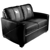 Stationary Loveseat with Zippy The Ghost Logo, XZ7759003LSCDBK-PSHOL88065