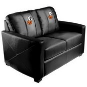 Stationary Loveseat with Spooky Pumpkin Patch Logo, XZ7759003LSCDBK-PSHOL88080