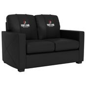 Portland Trailblazers NBA Stationary Love Seat with Secondary Logo, XZ7759003LSCDBK-PSNBA32031