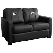 Stationary Loveseat with San Antonio Spurs Team Commemorative Logo, XZ7759003LSCDBK-PSNBA32052