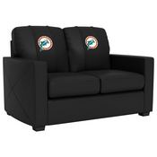 Stationary Loveseat with Miami Dolphins Alternate Logo, XZ7759003LSCDBK-PSNFL20093