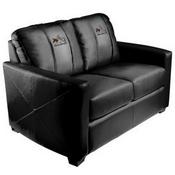 Stationary Loveseat with Horses Quarter Collage Logo Panel, XZ7759003LSCDBK-PSOUT85053