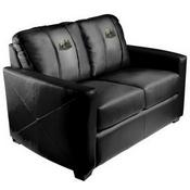 Stationary Loveseat with Cabin Scene Logo Panel, XZ7759003LSCDBK-PSOUT85064