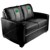 Stationary Loveseat with Hockey Helmet Gaming Logo, XZ7759003LSCDBK-PSRETR022