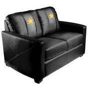 Stationary Loveseat with Gold Star Logo Panel, XZ7759003LSCDBK-PSSYM80340