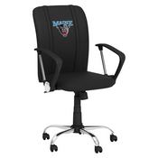 Maine Black Bears Collegiate Curve Task Chair, XZOCCURVE-PSCOL12125