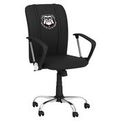 Curve Task Chair with Georgia Bulldogs Alternate Logo, XZOCCURVE-PSCOL13192