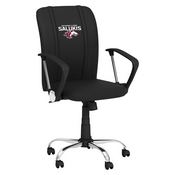 Curve Task Chair with Southern Illinois Salukis Logo, XZOCCURVE-PSCOL13486