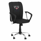 Curve Task Chair with Professional Bull Riders Teams Logo, XZOCCURVE-PSPBR0001