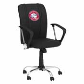 Curve Task Chair with Professional Bull Riders Vintage Logo, XZOCCURVE-PSPBR0002