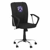Curve Task Chair with New York Mavericks Primary Logo, XZOCCURVE-PSPBR0045