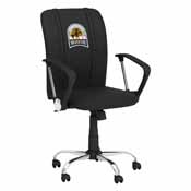 Curve Task Chair with Oklahoma Wildcatters Primary Logo, XZOCCURVE-PSPBR0050