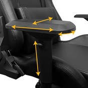 Xpression Gaming Chair with San Francisco Giants Cooperstown Logo, XZGCXPSNBLK-PSCOOP0090A