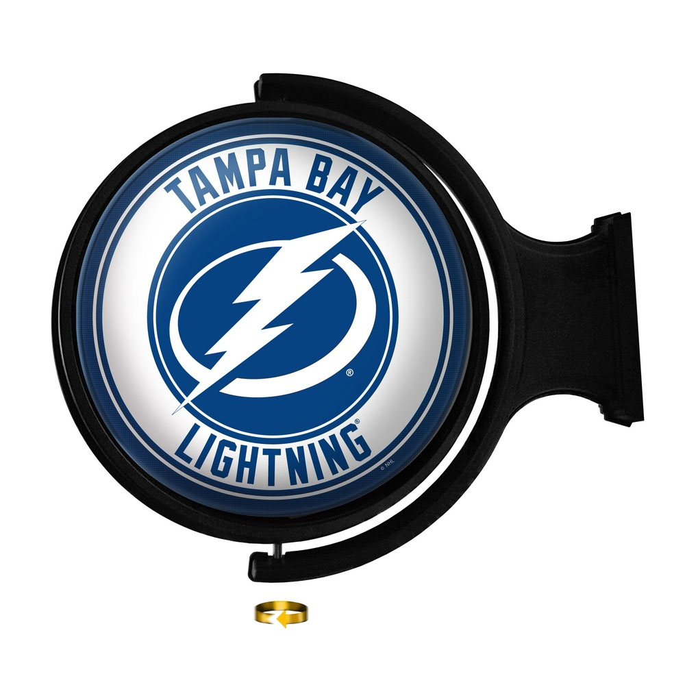 Tampa Bay Lightning Original Round Illuminated Rotating Wall Sign