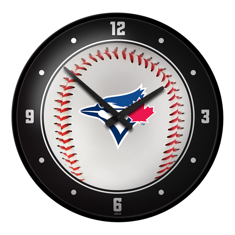 Toronto Blue Jays Baseball Modern Disc Wall Clock