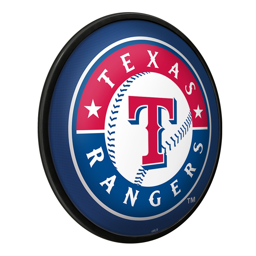 Texas Two Step Rangers Signs Texas Rangers: Modern Disc Wall Sign