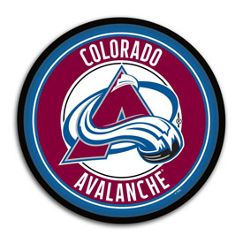 Colorado Avalanche: Modern Disc Wall Sign, NHCOLO-230-01
