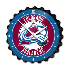 Colorado Avalanche: Bottle Cap Wall Clock, NHCOLO-540-01